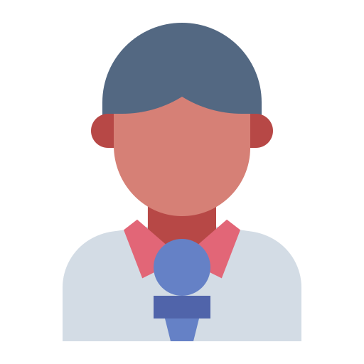 periodista icono gratis