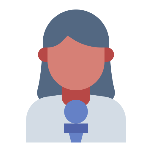 periodista icono gratis