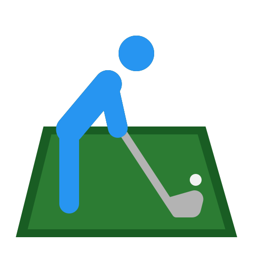 jugador de golf icono gratis