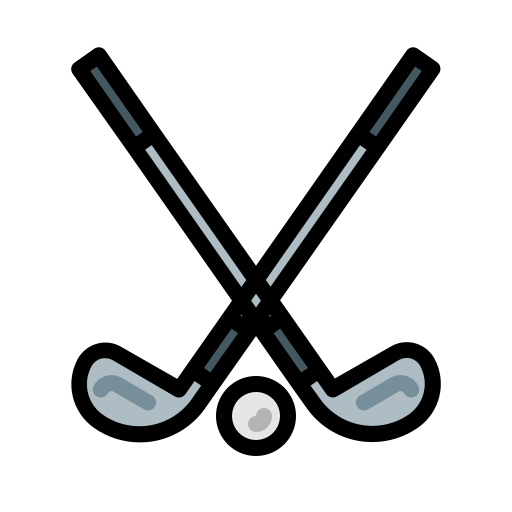 Golf Stick Generic Outline Color Icon