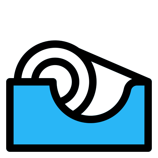 Adhesive Tape Generic Outline Color Icon