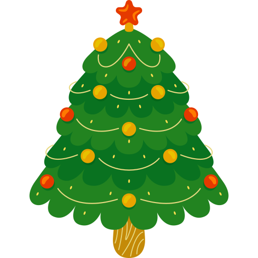 Árbol de navidad icono gratis