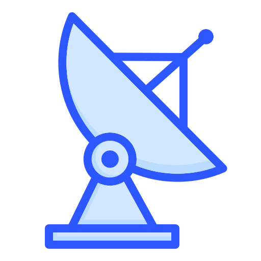 Satellite tower Generic Blue icon