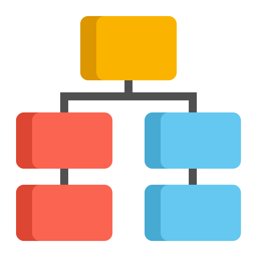 Hierarchy structure Generic Flat icon