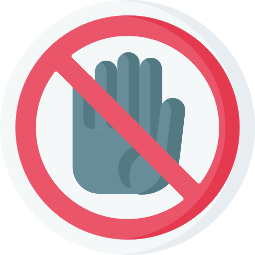 No touch Special Flat icon