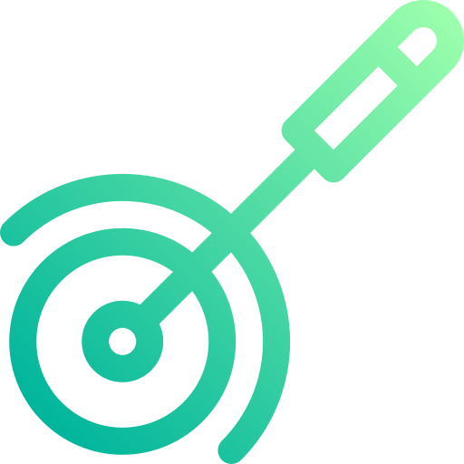 cortador de pizza icono gratis