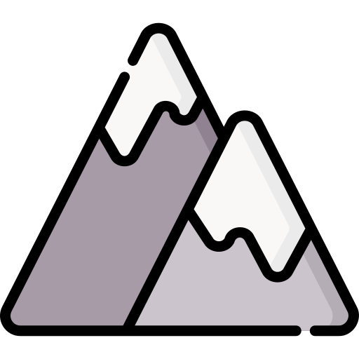 Mountains Special Lineal Color Icon