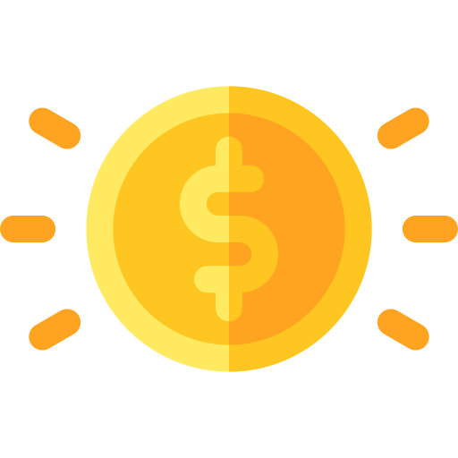 moeda grátis ícone moeda grátis ícone