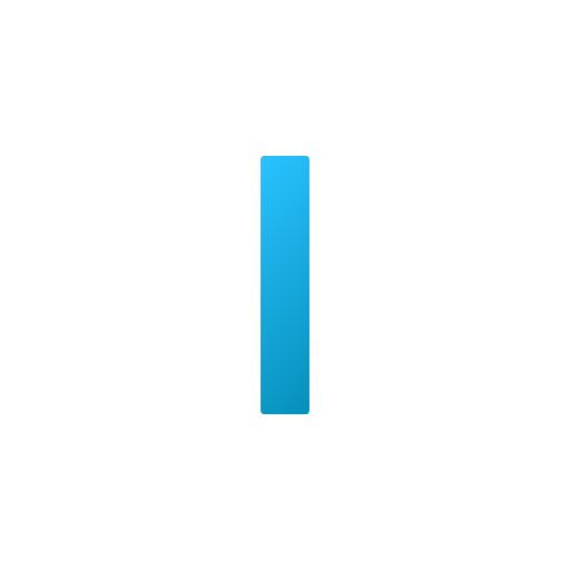 Vertical Bar Generic Gradient icon