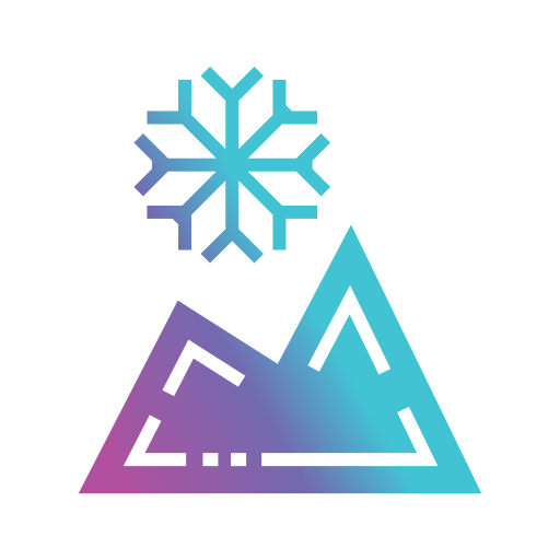 Snowing Generic Flat Gradient icon