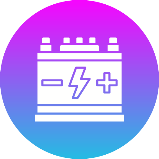 batería de coche icono gratis