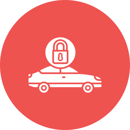 gesperrtes auto kostenlos Icon gesperrtes auto kostenlos Icon