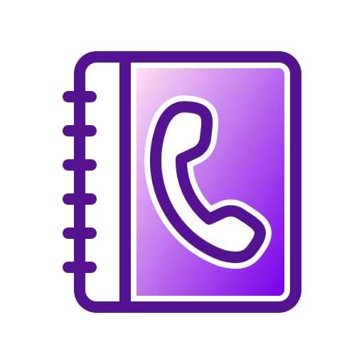 directorio telefónico icono gratis