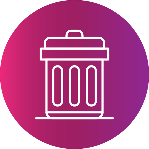 contenedor de basura icono gratis