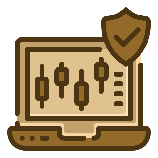 bolsa de valores icono gratis