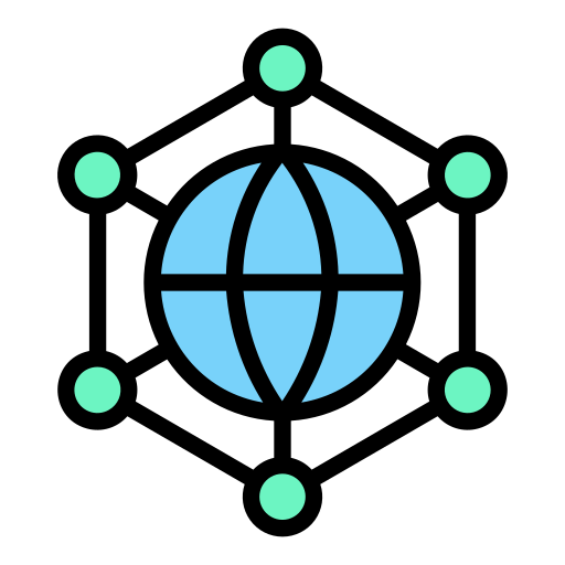 Network Generic Outline Color icon