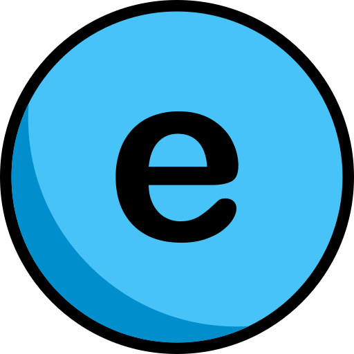 Letter e - Free education icons