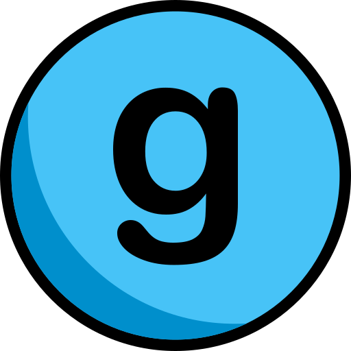 Letter g generic outline color icon