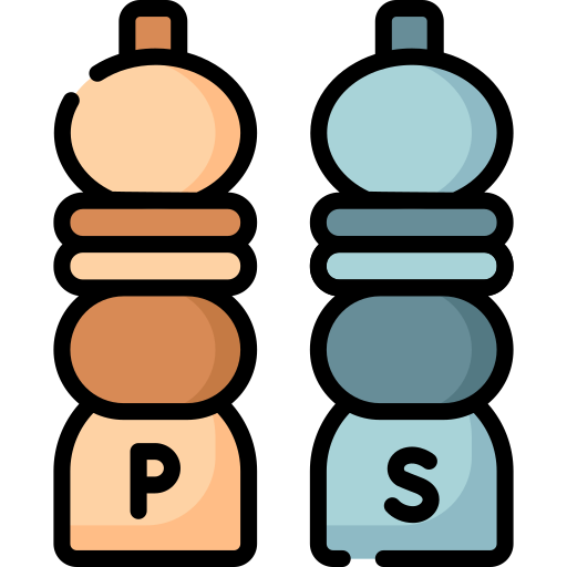 Salt and Pepper free icon Salt and Pepper free icon