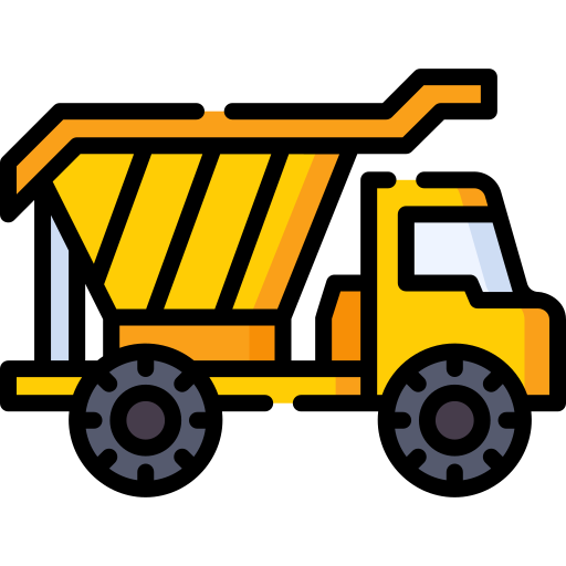 Dumper Truck Special Lineal Color Icon