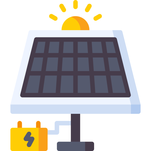 panel solar icono gratis