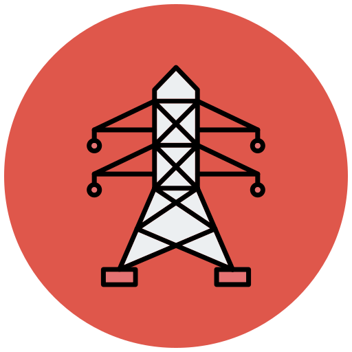 torre electrica icono gratis