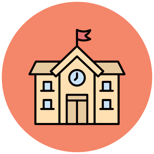 School - Free buildings icons