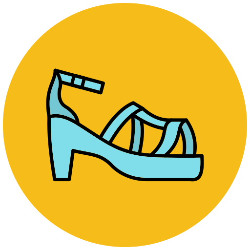 sandalias icono gratis