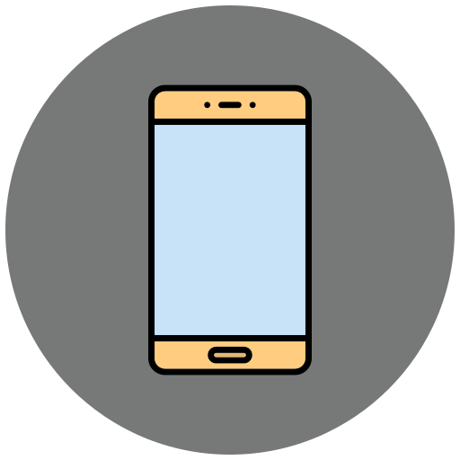 outline gradient style mobile phone icon 28041563 PNG