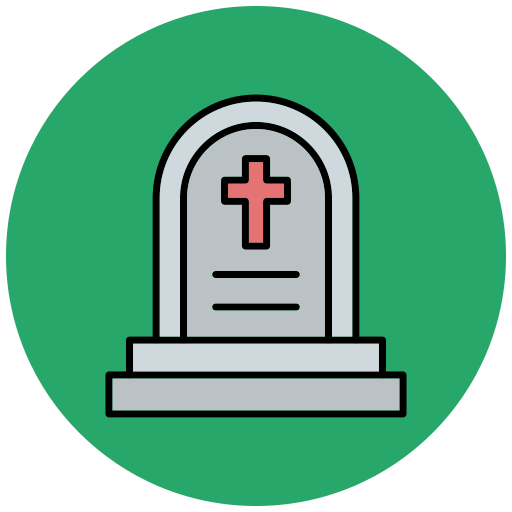 Cemetery Generic Outline Color icon