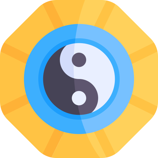 ying yang icono gratis