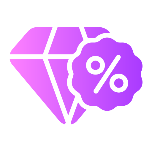 Diamond Generic Flat Gradient icon