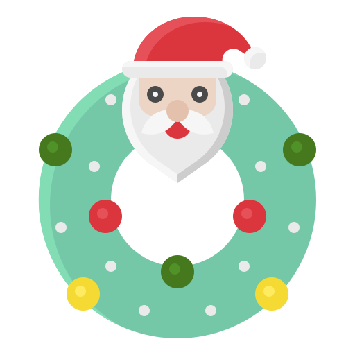 guirlande de noël Icône gratuit