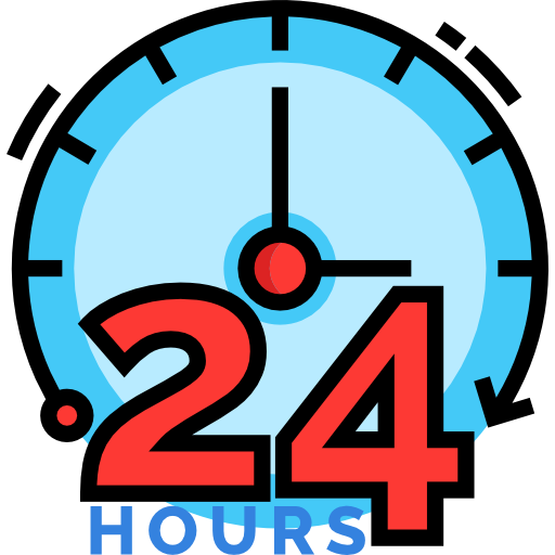 24 horas icono gratis