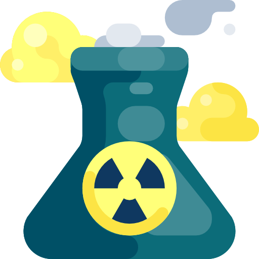 planta nuclear icono gratis