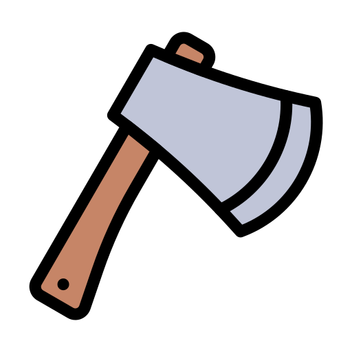 Axe Generic Outline Color icon