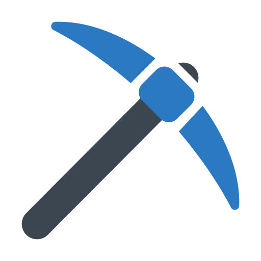 Pickaxe Generic Blue icon