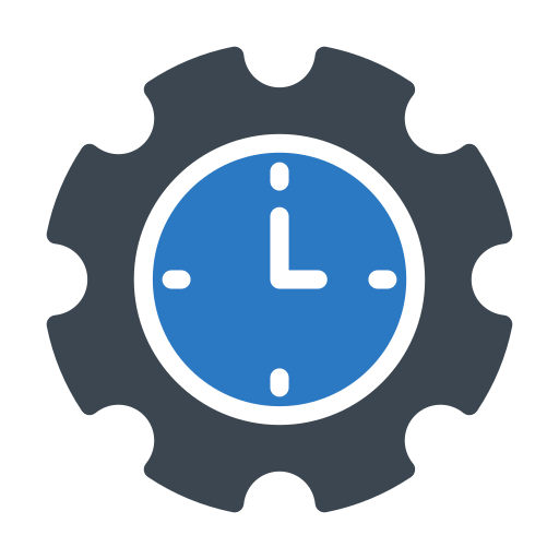 gestión del tiempo icono gratis