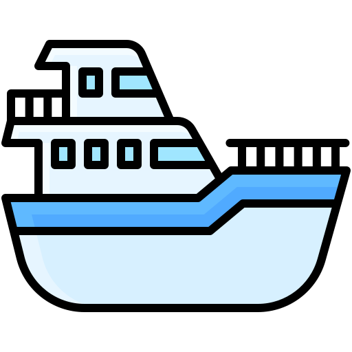 Ferry Generic Outline Color icon