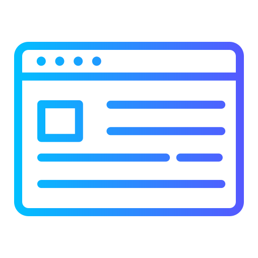 Website Generic Gradient icon