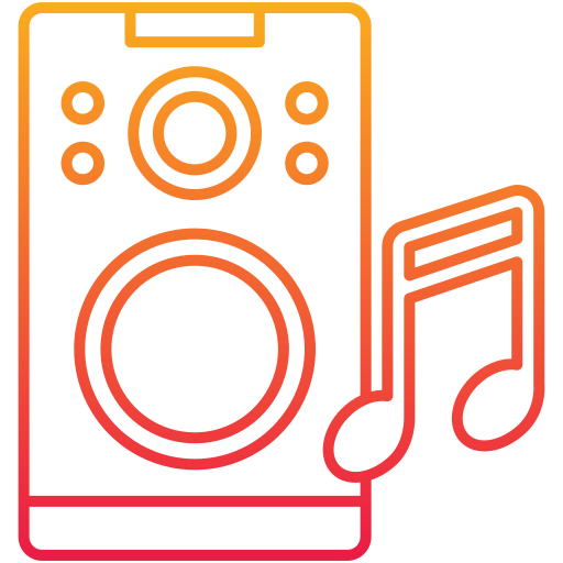 Music speaker free icon