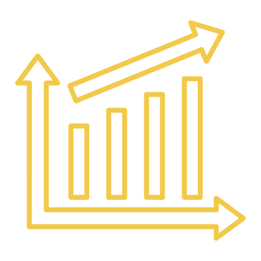 gráfico de barras icono gratis