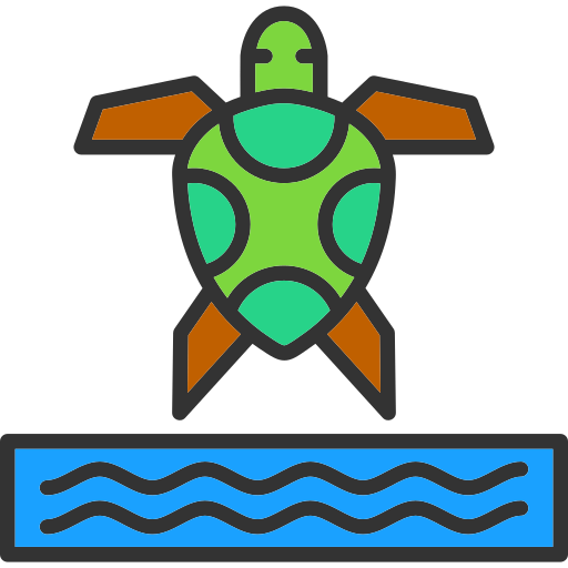 Sea turtle free icon