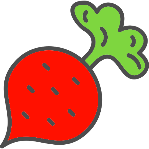 rábano icono gratis