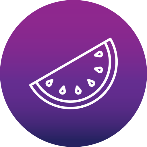 sandía icono gratis