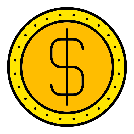 Dollar free icon Dollar free icon