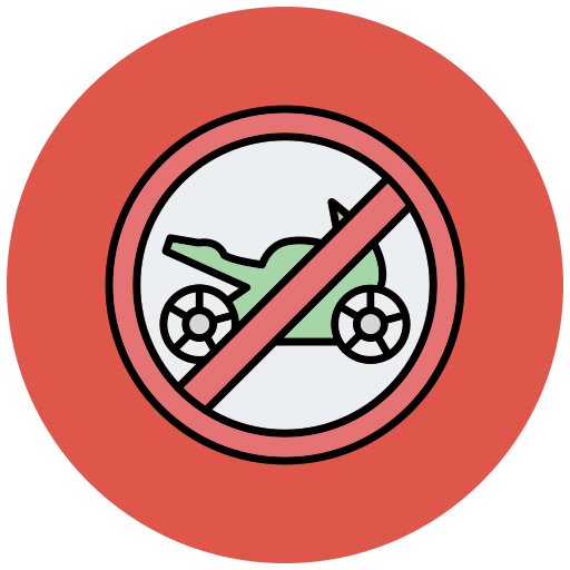 keine motorräder kostenlos Icon keine motorräder kostenlos Icon