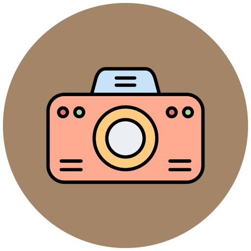 Camera Generic Outline Color icon