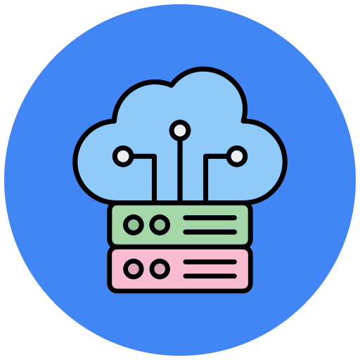 File hosting Generic Outline Color icon