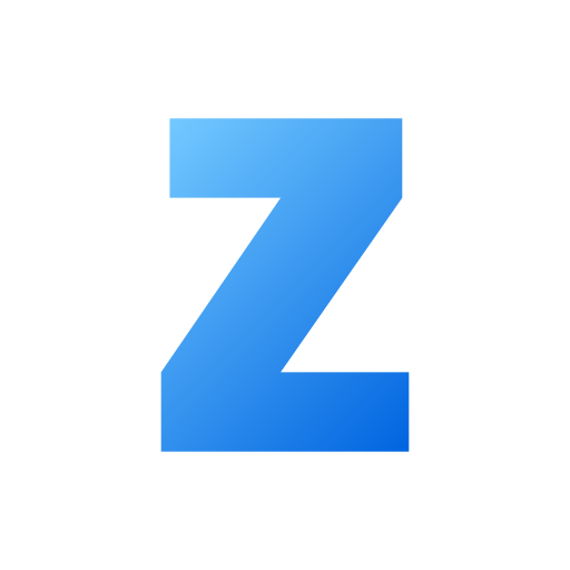 Letter z Generic gradient fill icon